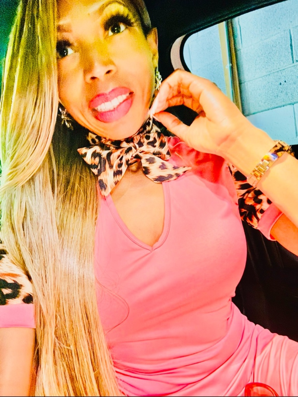 Touch of Leopard 🐆 Dress🩷